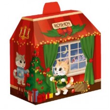 Новорічний подарунок Roshen №10 “Новорічний камін”, 665 г